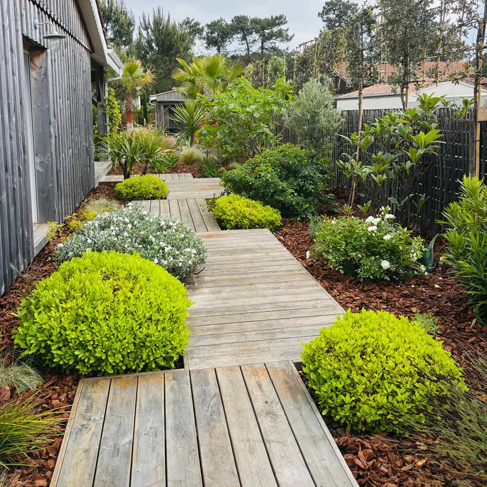 Réalisation - Garden Paysage 33 : Paysagiste Bordeaux, Médoc, Côte Atlantique